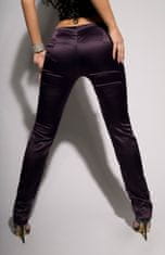 Amiatex Dámské jeans 77778, fialová, 40