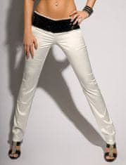 Amiatex Dámské jeans 77781, bílá, 40