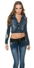 Amiatex Dámské jeans 77938, džínová, XL