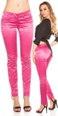 Amiatex Dámské jeans 78736 + Ponožky Gatta Calzino Strech, růžová, 38