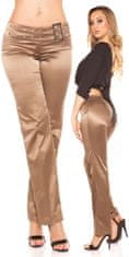 Amiatex Dámské jeans 78758, cappucino, 36