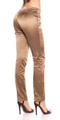 Amiatex Dámské jeans 78738 + Ponožky Gatta Calzino Strech, cappucino, 36