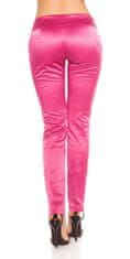 Amiatex Dámské jeans 78741, růžová, 38