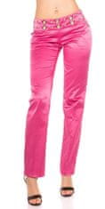 Amiatex Dámské jeans 78756 + Ponožky Gatta Calzino Strech, růžová, 42
