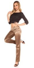 Amiatex Dámské jeans 78758, cappucino, 36