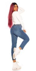 Amiatex Dámské jeans 79564, džínová, 34