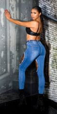 Amiatex Dámské jeans 79790, džínová, 40