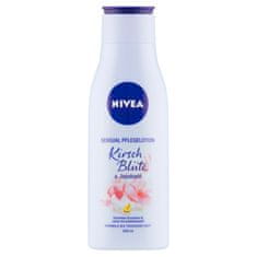 Nivea Tělové mléko Cherry&Jojoba Oil, 200ml