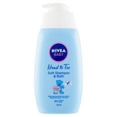 Nivea Baby Soft Jemná koupel pro celé tělo & šampon, 500 ml