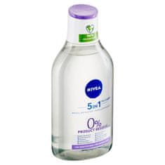 Nivea MicellAir 5v1 Zklidňující micelární voda bez parfému pro citlivou pleť, 400 ml