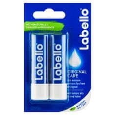 Labello Original Pečující balzám na rty, 2 x 4,8 g