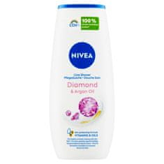 Nivea Diamond & Argan Oil Pečující sprchový gel, 250 ml