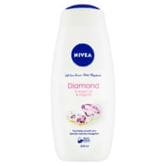 Nivea Diamond & Argan Oil Pečující sprchový gel, 500 ml