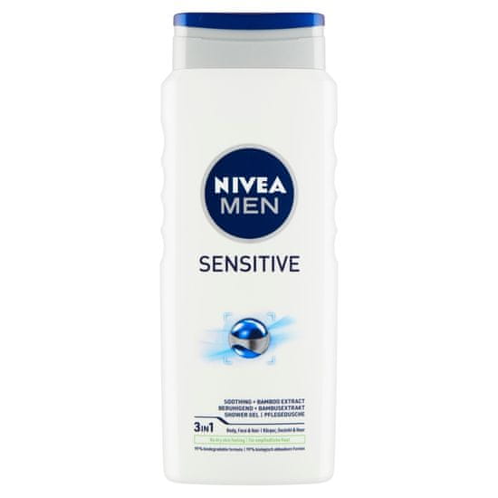 Nivea Men Sensitive Sprchový gel, 500 ml