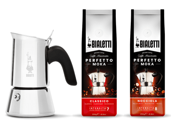 Bialetti Set New Venus 6 porcí + 2x káva 250g