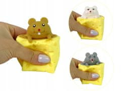 Lean-toys Myš V Squishy Squishy Cheese Smyslová Myš Po