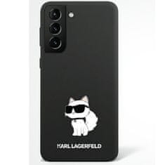 Karl Lagerfeld KLHCS23LSNCHBCK hard silikonové pouzdro Samsung Galaxy S23 ULTRA 5G black Silicone Choupette