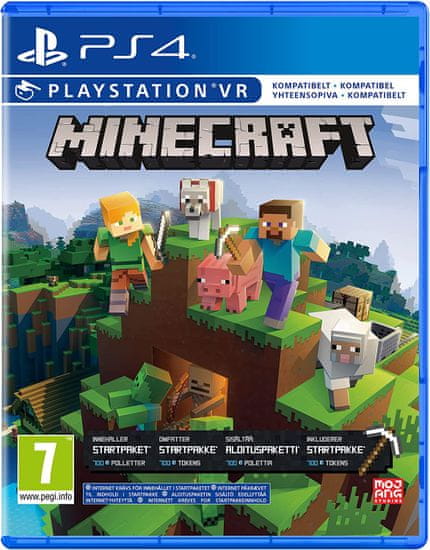 Mojang Minecraft + Starter Pack CZ PS4