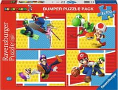 Ravensburger RAVENSBURGER Puzzle Super Mario 4x100 dílků