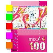 CBPAP Papír A4 100l barevný mix fluo