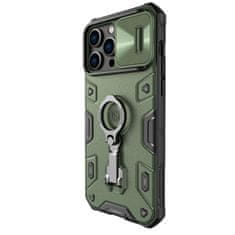 Nillkin CamShield Armor PRO pancéřové pouzdro s kroužkem na iPhone 14 PRO MAX 6.7" Deep green