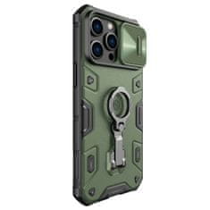 Nillkin CamShield Armor PRO pancéřové pouzdro s kroužkem na iPhone 14 PRO MAX 6.7" Deep green