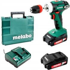 Metabo Vrtačka/šroubovák 18V 48/24Nm 2X2,0Ah Li-Ion Bs 18 Quick