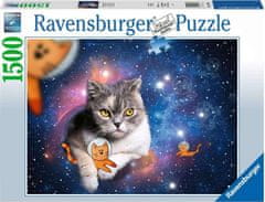 Ravensburger Puzzle Kočky ve vesmíru 1500 dílků