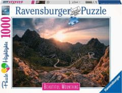 Ravensburger Puzzle Dechberoucí hory: Pohoří Serra de Tramuntana, Malorka 1000 dílků