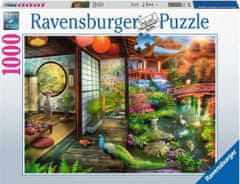 Ravensburger Puzzle Čajovna v japonské zahradě, Kjóto 1000 dílků