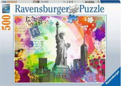 Ravensburger Puzzle Pohlednice z New Yorku 500 dílků