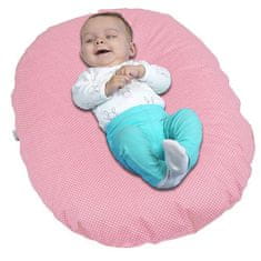 Babyrenka Babyrenka kojenecký relaxační polštář 80x60 cm EPS Dots pink