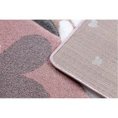 Dywany Lusczów Dětský kusový koberec Petit Flamingos hearts pink 120x170 cm