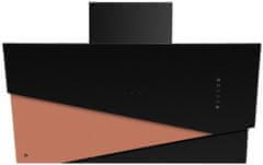 Ciarko Design CDP9001CZ Odsavač šikmý komínový Trio Black Copper, šířka 90 cm