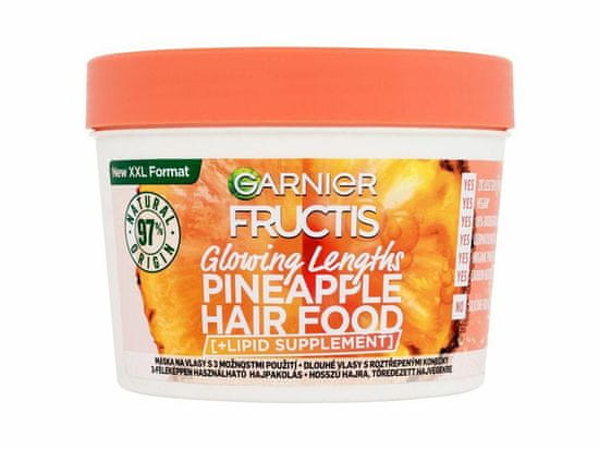 Garnier 400ml fructis hair food pineapple, maska na vlasy