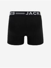 Jack&Jones Sada tří černých boxerek Jack & Jones Sense M