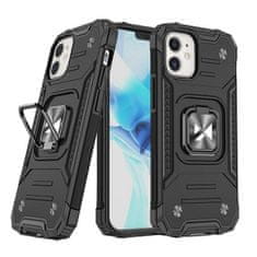 MG Ring Armor plastový kryt na iPhone 14, černý