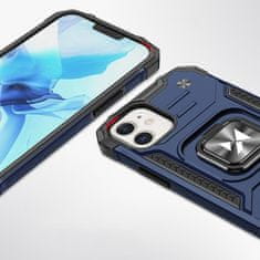 MG Ring Armor plastový kryt na iPhone 14 Plus, modrý