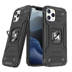 MG Ring Armor plastový kryt na iPhone 14 Pro, černý