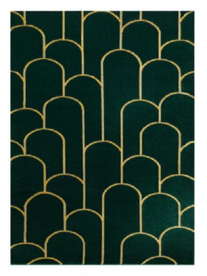 Dywany Łuszczów Kusový koberec Emerald 1021 green and gold