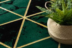 Dywany Łuszczów Kusový koberec Emerald 1020 green and gold kruh 120x120 (průměr) kruh