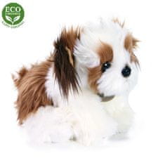 Rappa Plyšový pes shih tzu sedící 28cm ECO-FRIENDLY