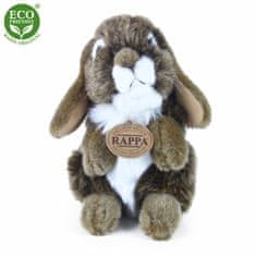 Rappa Plyšový králík hnědý stojící 18 cm ECO-FRIENDLY