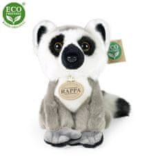 Rappa Plyšový lemur sedící 18 cm ECO-FRIENDLY