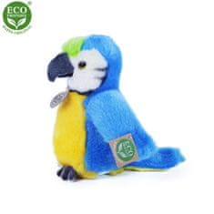 Rappa Plyšový papoušek modrý 19 cm ECO-FRIENDLY