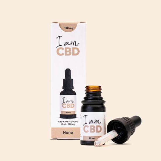 I am CBD Nano CBD kapky, 100mg, 10 ml