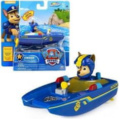 Spin Master Paw Patrol Tlapková Patrola - natahovací loď do koupele - Chase.