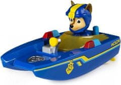 Spin Master Paw Patrol Tlapková Patrola - natahovací loď do koupele - Chase.