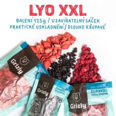 GRIZLY Švestky lyofilizované XXL 125 g