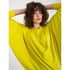 FANCY Dámské šaty BATWING limetkově zelené FA-SK-0238.28P_394034 Univerzální